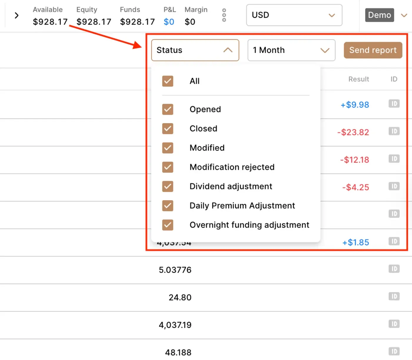 Capital.com import — step 2 screenshot Import Capital.com trades — screenshot 2
