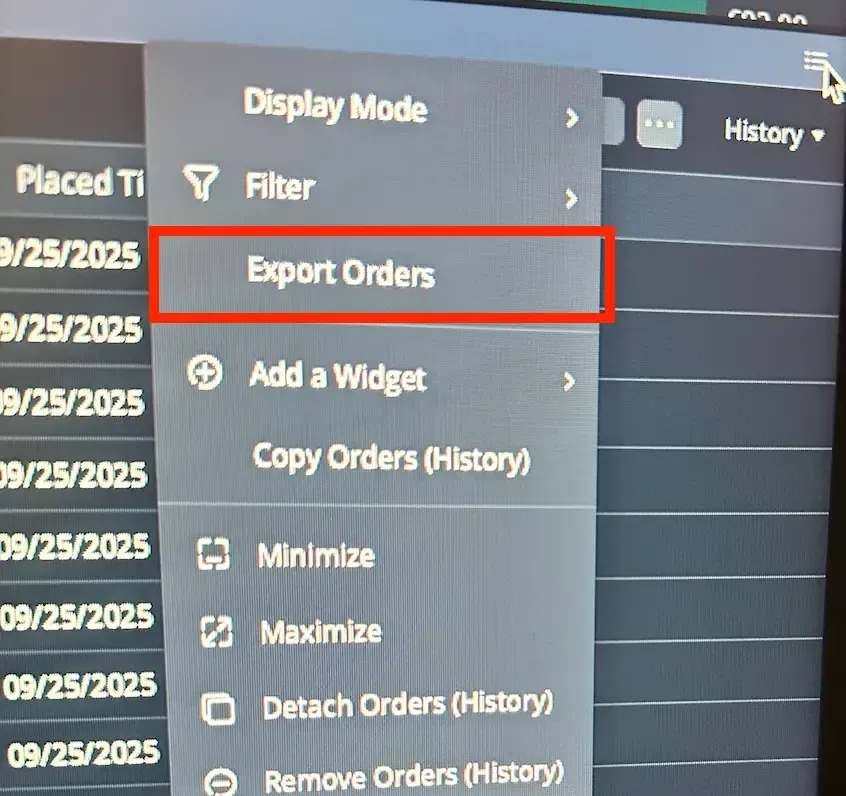 Webull import — step 3 screenshot Import Webull trades — screenshot 3